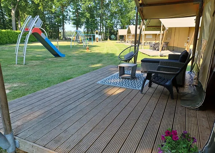 Safaritent Op Groen En Kindvriendelijk Park Op De Veluwe
